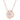 Maya 1.28ct CZ Rose Gold Rose Drop Pendant