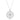 1.4 Ct Rhodium Pendant Necklace with Interlocking Circles and CZ