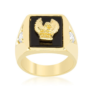 Golden Eagle Mens Ring