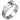 Silvertone Buckle Ring