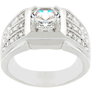 Rock Solid Cubic Zirconia Ring