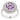 Amethyst Purple Lily Ring