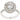 Rhodium Plated Majestic Ring