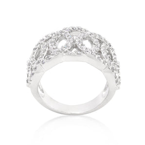 Cubic Zirconia Circular Ring