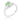 Shonda 1.8ct Peridot CZ Rhodium Cushion Classic Statement Ring