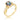 Justine 2ct Mystic CZ 14k Gold Classic Oval Ring