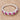 .18Ct Rhodium and Hematite Plated S Shape Fuchsia and Clear CZ Half Eternity Band