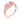 Rose Gold Plated 3-Stone Trillion Cut Pink CZ Halo Pave Ring